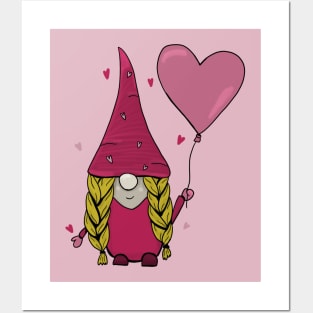 Love gnome Posters and Art